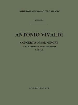 Vivaldi: Concerto FIII/26 (RV416) in G minor