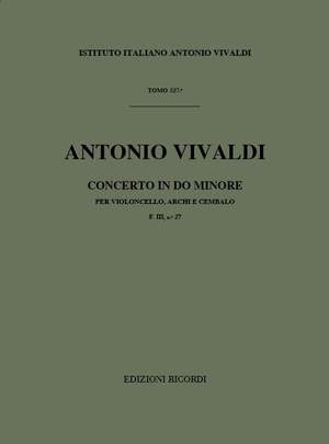 Vivaldi: Concerto FIII/27 (RV402) in C minor