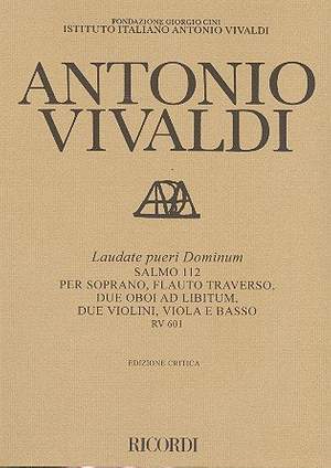 Vivaldi: Laudate Pueri Dominum RV601 (Crit.Ed.) in G major
