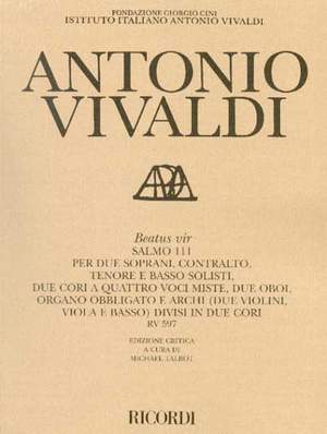 Vivaldi: Beatus vir RV597 (Psalm 111) Crit.Ed.