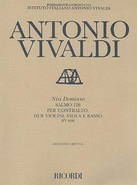 Vivaldi: Nisi Dominus RV608 (Crit.Ed.)