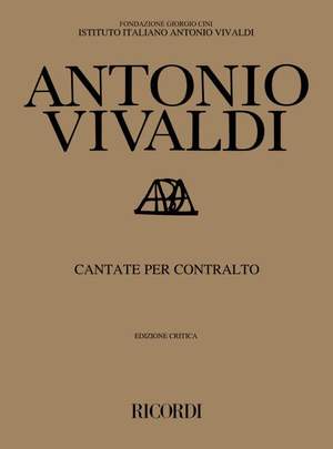 Vivaldi: Cantatas for Contralto solo (Crit.Ed.)