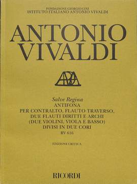 Vivaldi: Salve Regina RV616 (Crit.Ed.)