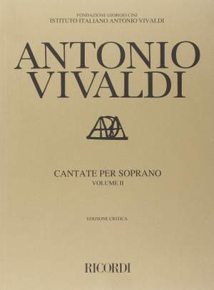 Vivaldi: Cantatas for Soprano solo Vol.2 (Crit.Ed.)