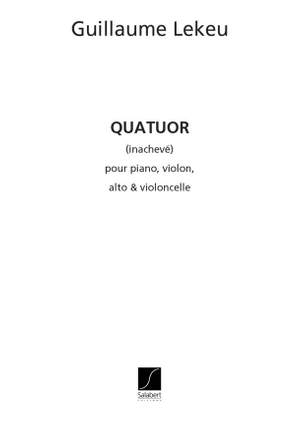 Lekeu: Quatuor inachevé