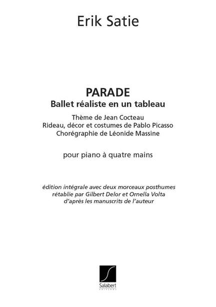 Satie: Parade