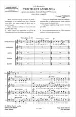 Poulenc: 4 Motets for Lent No.4: Tristis est Anima mea Product Image