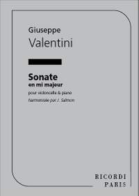 Valentini: Sonata in E major