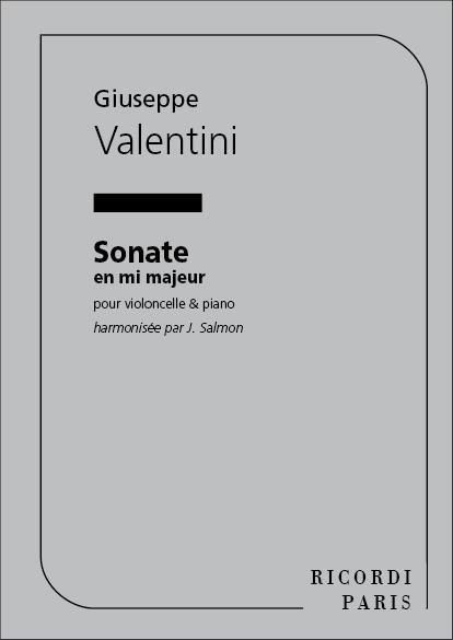 Valentini: Sonata in E major