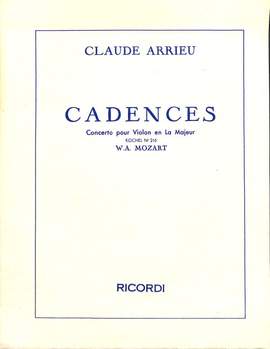 Arrieu: Cadenza for Mozart's Concerto in G