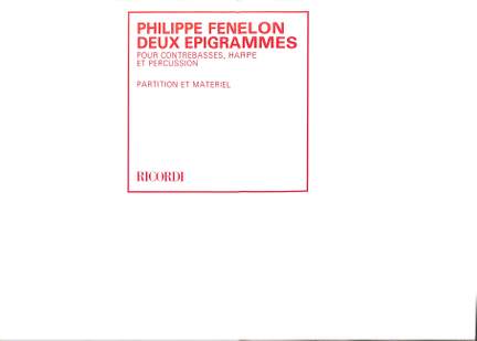 Fénelon: 2 Epigrammes