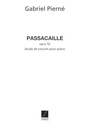 Pierné: Passacaille (Etude de Concert)