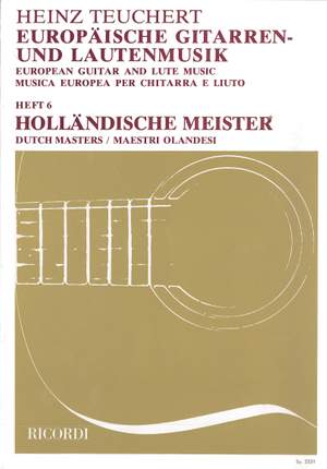 Various: Mein erster Gitarrenstücke Vol.6: Holländische Meister