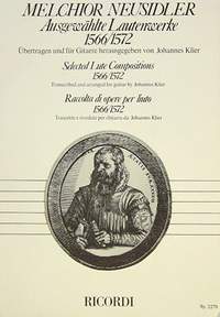 Neusidler: Ausgewählte Lautenwerke (1566-1572)