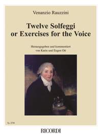 Rauzzini: 12 Solfeggi or Exercises for the Voice