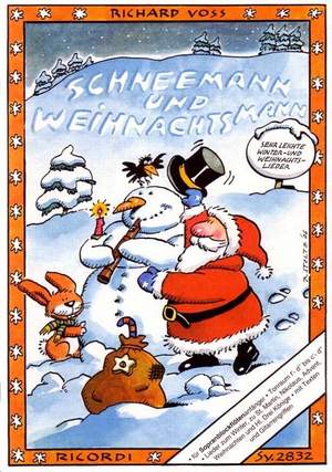 Voss: Schneemann und Weihnachtsmann