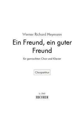 Heymann: Ein Freund, ein guter Freund