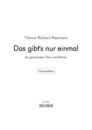 Heymann: Das Gibt's nur einmal