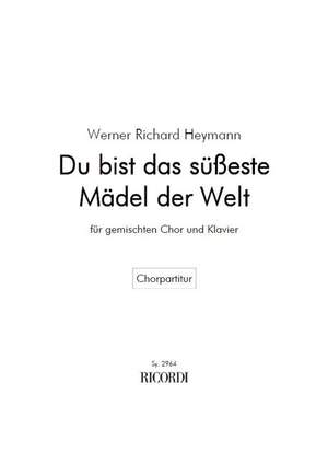 Heymann: Du bist das süsseste Mädel der Welt