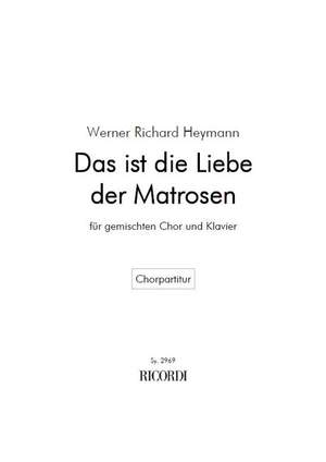Heymann: Das ist die Liebe der Matrosen