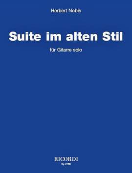 Nobis: Suite im alten Stil