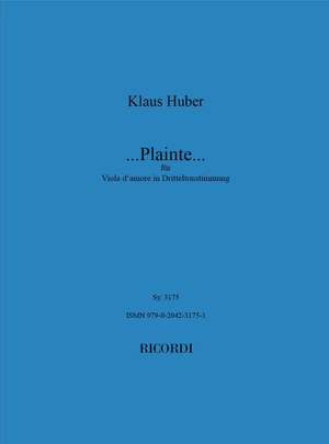 Huber: Plainte...