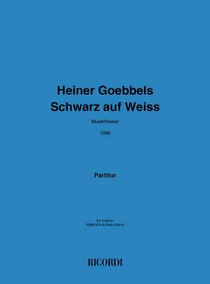 Goebbels: Schwarz auf Weiss