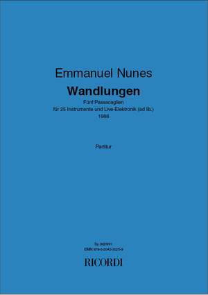 Nunes: Wandlungen