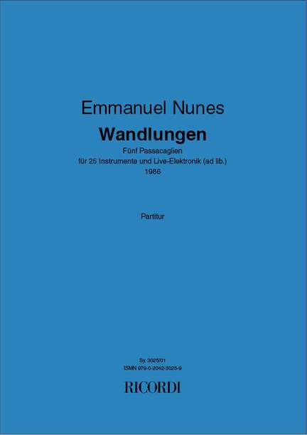 Nunes: Wandlungen