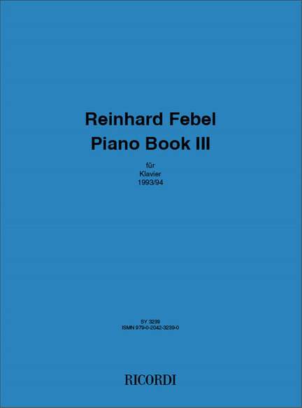 Febel: Piano Book 3