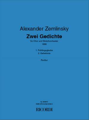 Zemlinsky: 2 Gedichte