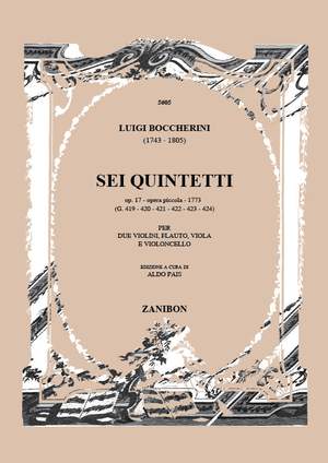 Boccherini: 6 Quintets Op.17
