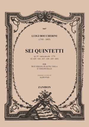 Boccherini: 6 Quintets Op.19