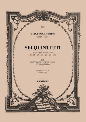 Boccherini: 6 Quintets Op.19