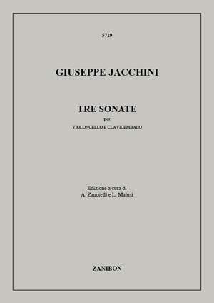 Jacchini: 3 Sonatas