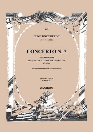 Boccherini: Cello Concerto No. 7 in D major G476