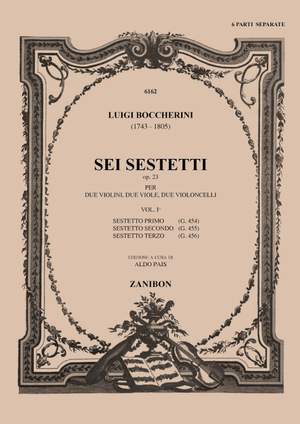 Boccherini: 6 Sextets Op.23, Vol.1