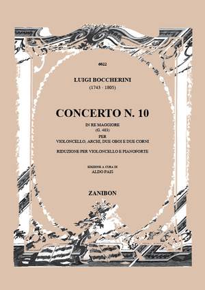 Boccherini: Cello Concerto No. 10 in D major G483