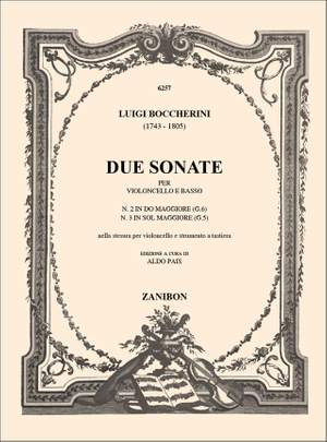 Boccherini: Sonata No.2 & Sonata No.3