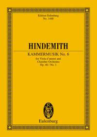Hindemith, P: Kammermusik No. 6 op. 46/1