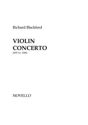 Richard Blackford: Violin Concerto
