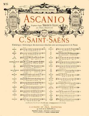 Saint-Saëns C: Air de 'Ascanio' No.13