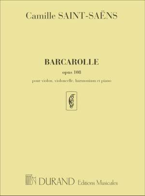 Saint-Saëns C: Barcarolle Op.108