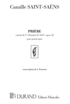 Saint-Saëns C: Prière