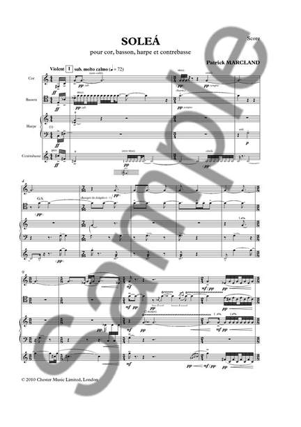 Patrick Marcland: Solea
