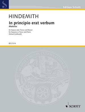 Hindemith, P: In principio erat verbum