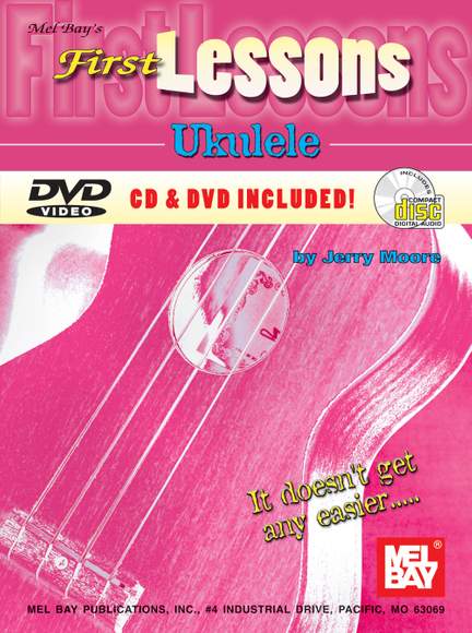 Jerry Moore: First Lessons Ukulele Book/Cd/Dvd Set