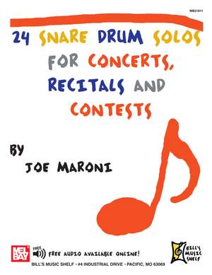 Joe Maroni: 24 Snare Drum Solos