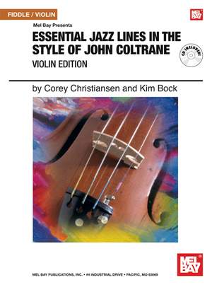 Corey Christiansen_Kim Bock: Essential Jazz Lines in the Style of John Coltrane