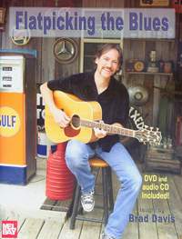 Flatpicking The Blues Guitar Tab Book/Cd/Dvd
